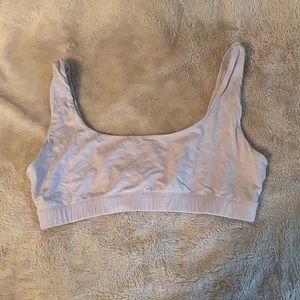 Lilac Everlane Scoop Neck Bralette